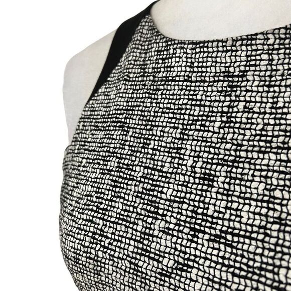 Rag & Bone Bodycon Sheath Dress White & Black Weave Pattern Size XSmall - Picture 4 of 11